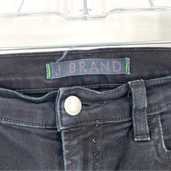 J Brand Pencil Leg Jeans in Shadow Black - Picture 4 of 6